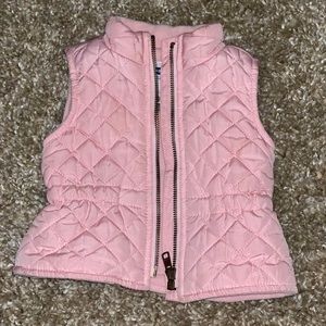 Infant Pink Quilted Vest